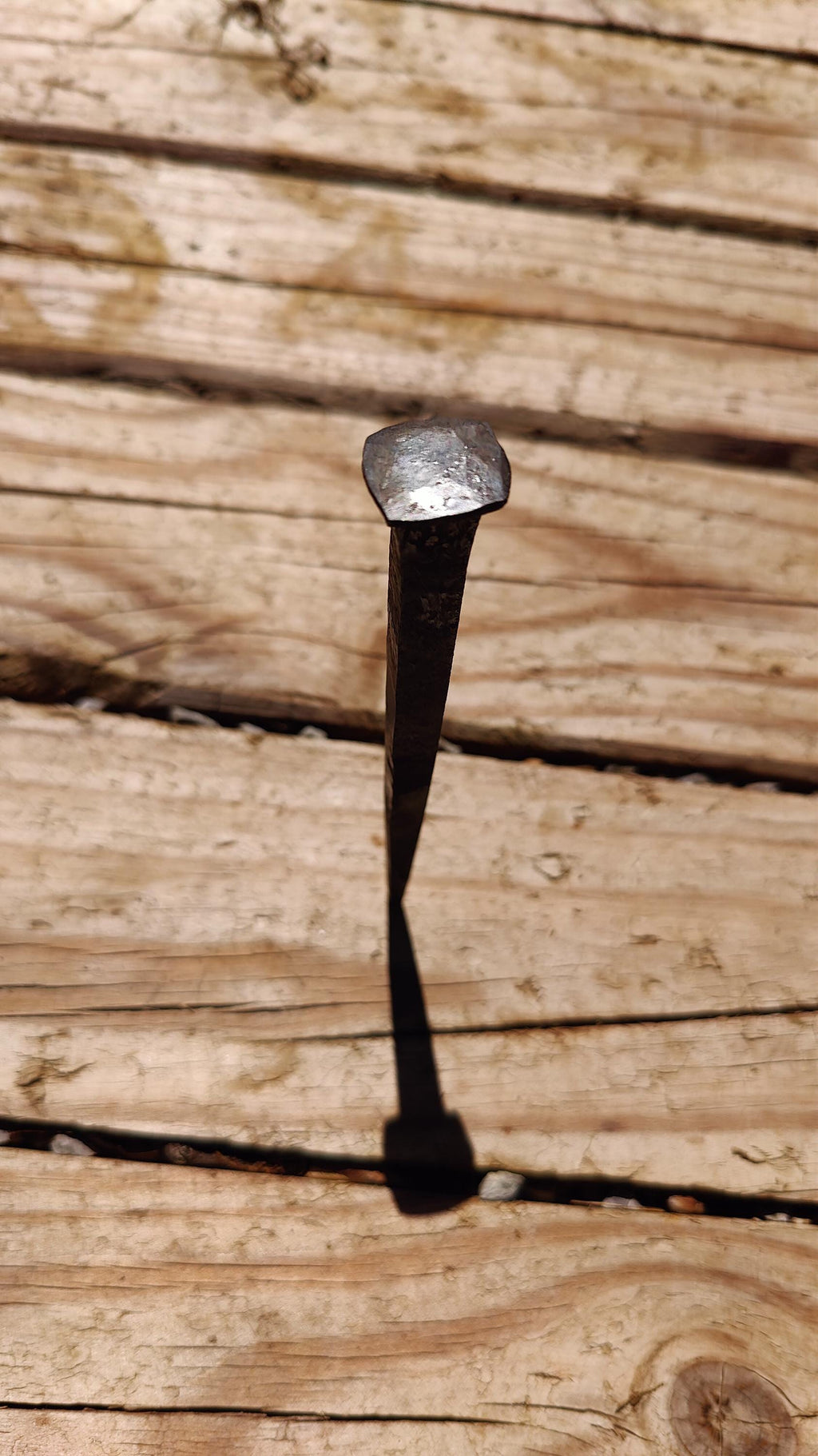 Blacksmith wrought spikes - heavy nails
