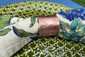 Hand hammered copper napkin ring