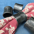 Hand forged steel napkin ring