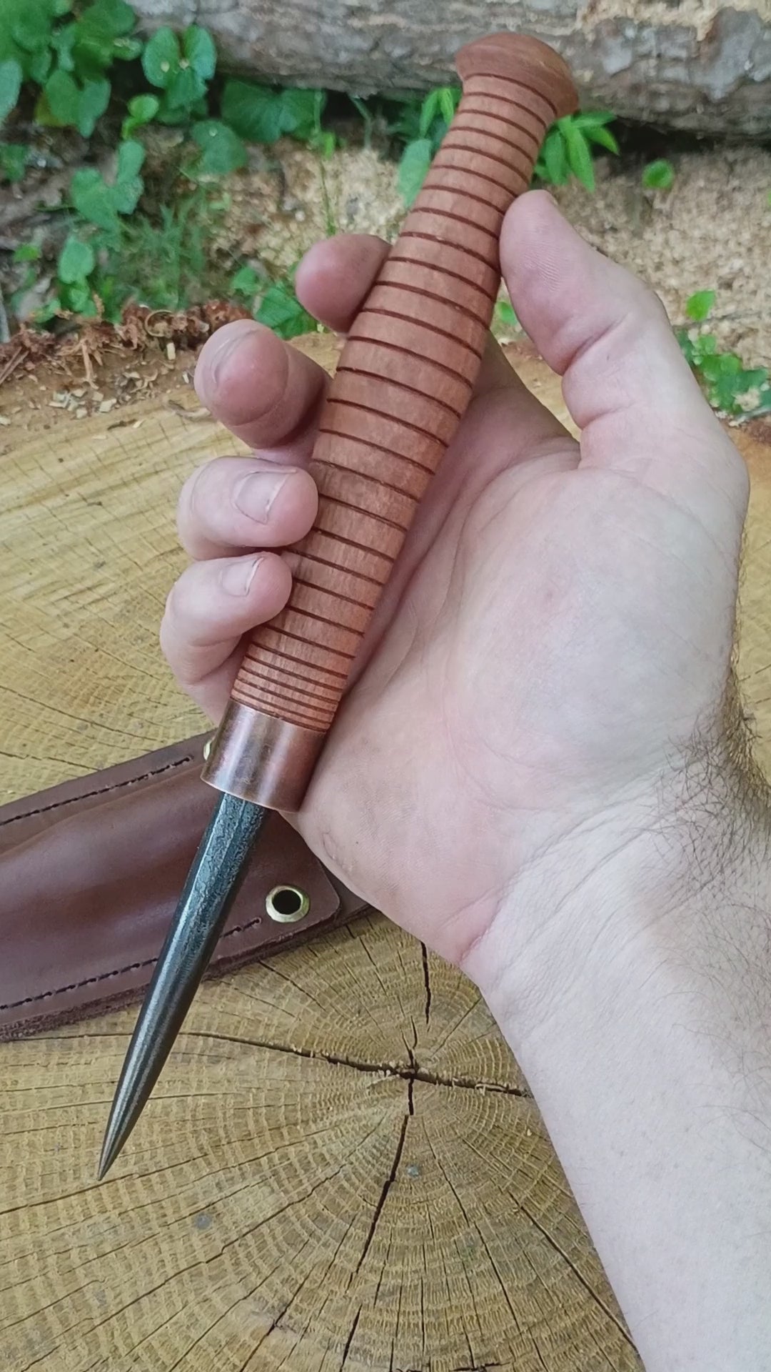 Forged Marlinspike Awl